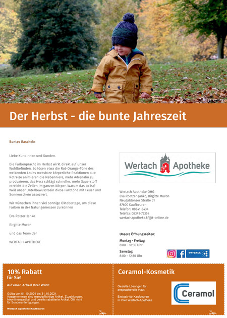 Oktober Angebote Apotheke